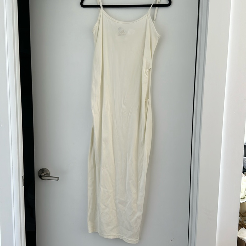 NWOT Adidas long bodycon ribbed dress